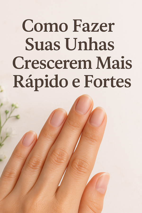 Como Fazer Suas Unhas Crescerem Mais Rápido e Fortes