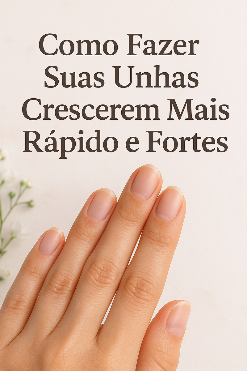 Como Fazer Suas Unhas Crescerem Mais Rápido e Fortes