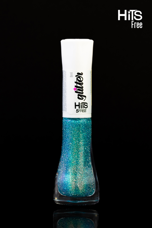 Esmalte Hits Diamante Glitter Multichrome Oceano