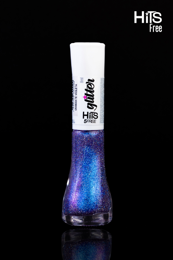 Esmalte Hits Diamante Glitter Multichrome Violeta