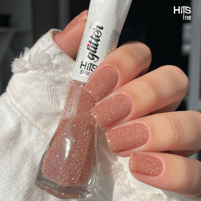 Esmalte Hits Diamante Glitter de Fogo